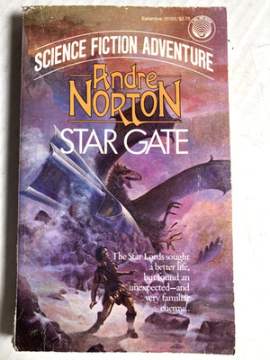 Star Gate PB Book by Andre Norton Vintage/  Free Shipping in Canada
