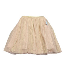 Girls' Embroidered Holiday Skirt - Cat  Jack Gold Embroidery M