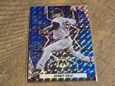 2022 Panini Mosaic #169 Gerrit Cole Blue Camo Prizm Nmmt