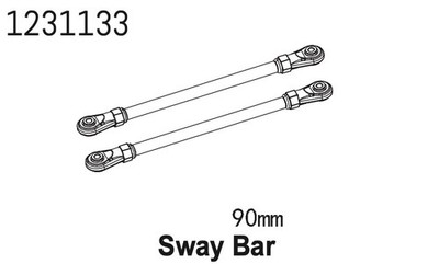 ABSIMA Linkset Panhard 90mm CR4.4 (2 St.) / 1231133