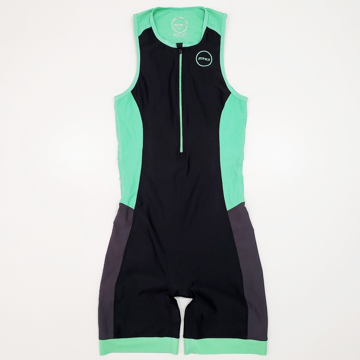 ZONE3 Aquaflo Plus Trisuit Triathlon Sleeveless Suit Swim Cycling 