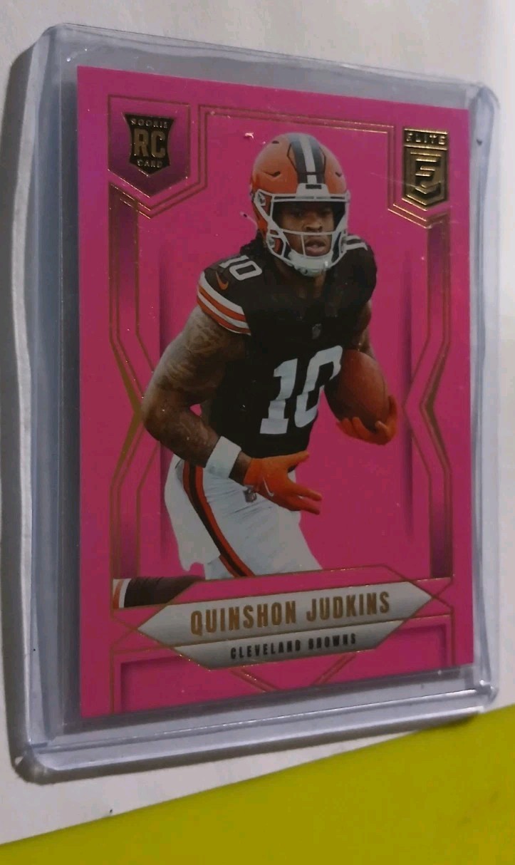 2025 Panini Donruss Elite - Rookies Quinshon Judkins #121 Pink Ink (RC)