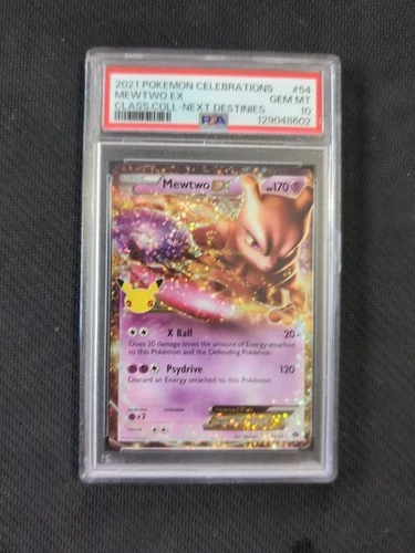 Mewtwo 54 PSA 10 Celebrations Graded Pokemon Card