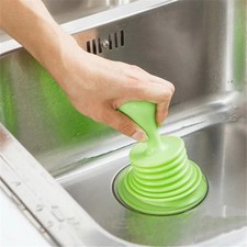 Universal Sink Drain Plunger Powerful Toilet Unblocker Bathroom Kitchen Cleaner