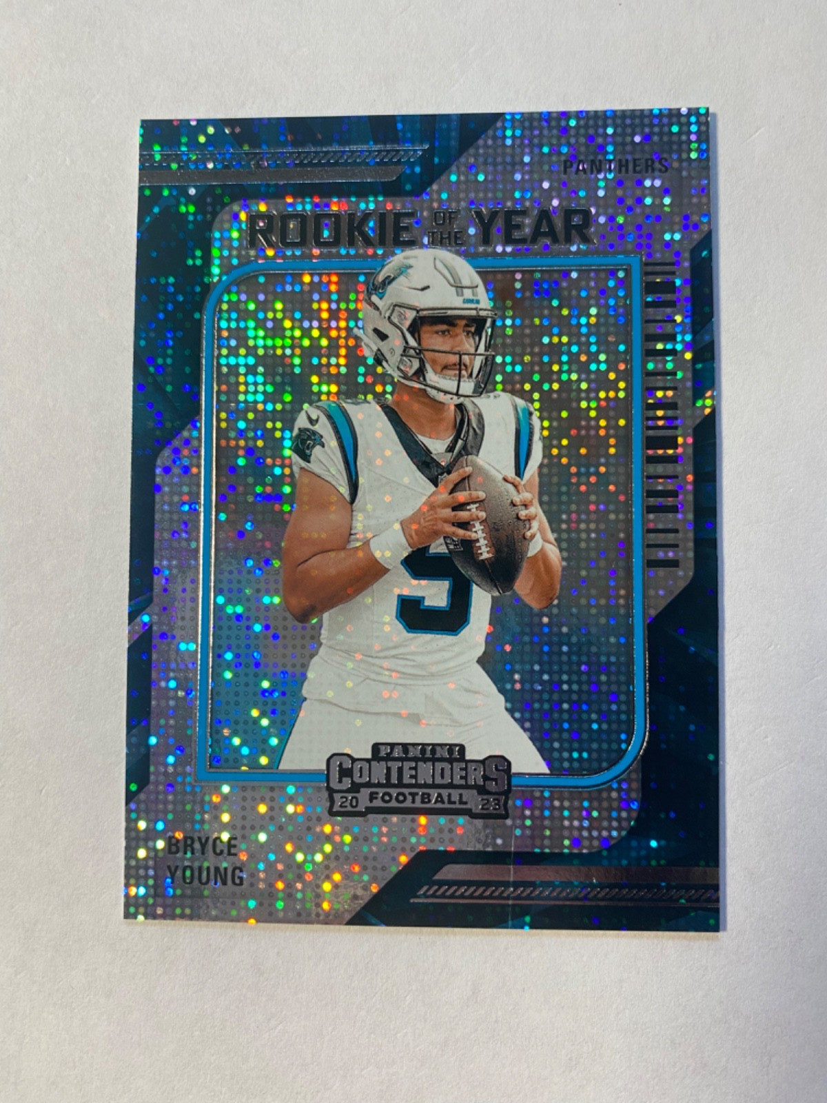 2023 Panini Contenders #4 Bryce Young Rookie of the Year Panthers RC