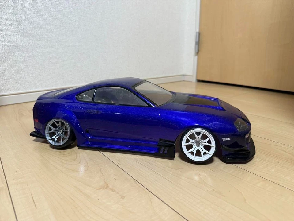 Exceed 1/10 Scale 80 Toyota Supra RC Drift Car Body Shell only Painted - Image 4 of 4