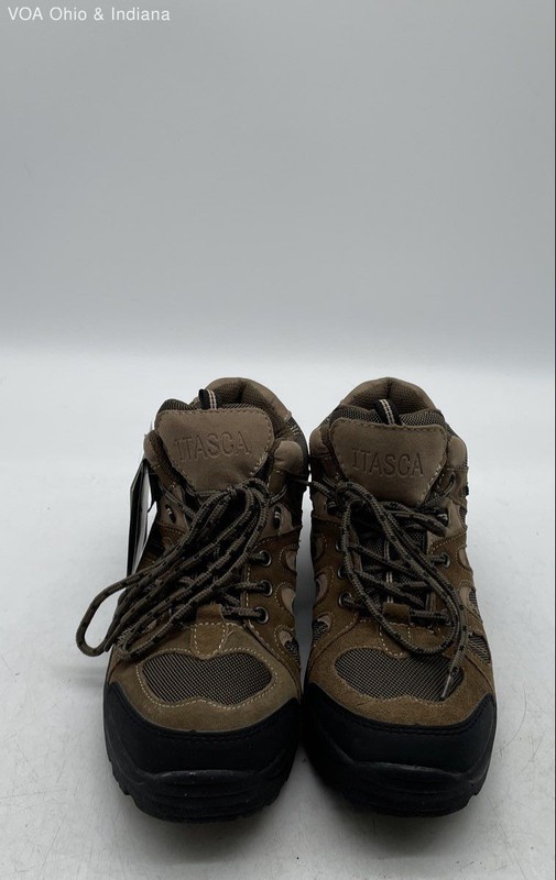 Itasca Cross Creek Tan Waterproof Leather Men's Hiking Boots Size 8.5 NWT