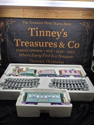 Enesco 152595 Miniature Holiday Train Set for sale online | eBay