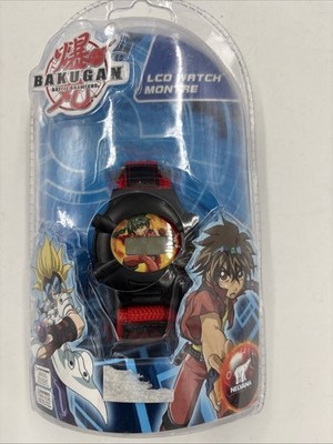 Bakugan Battle Brawlers Red LCD Digital Wrist Watch Factory Sealed New