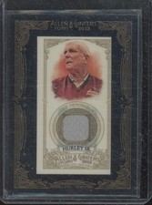 2012 Topps Allen &amp; Ginter's Framed Mini Relics Bob Hurley Sr