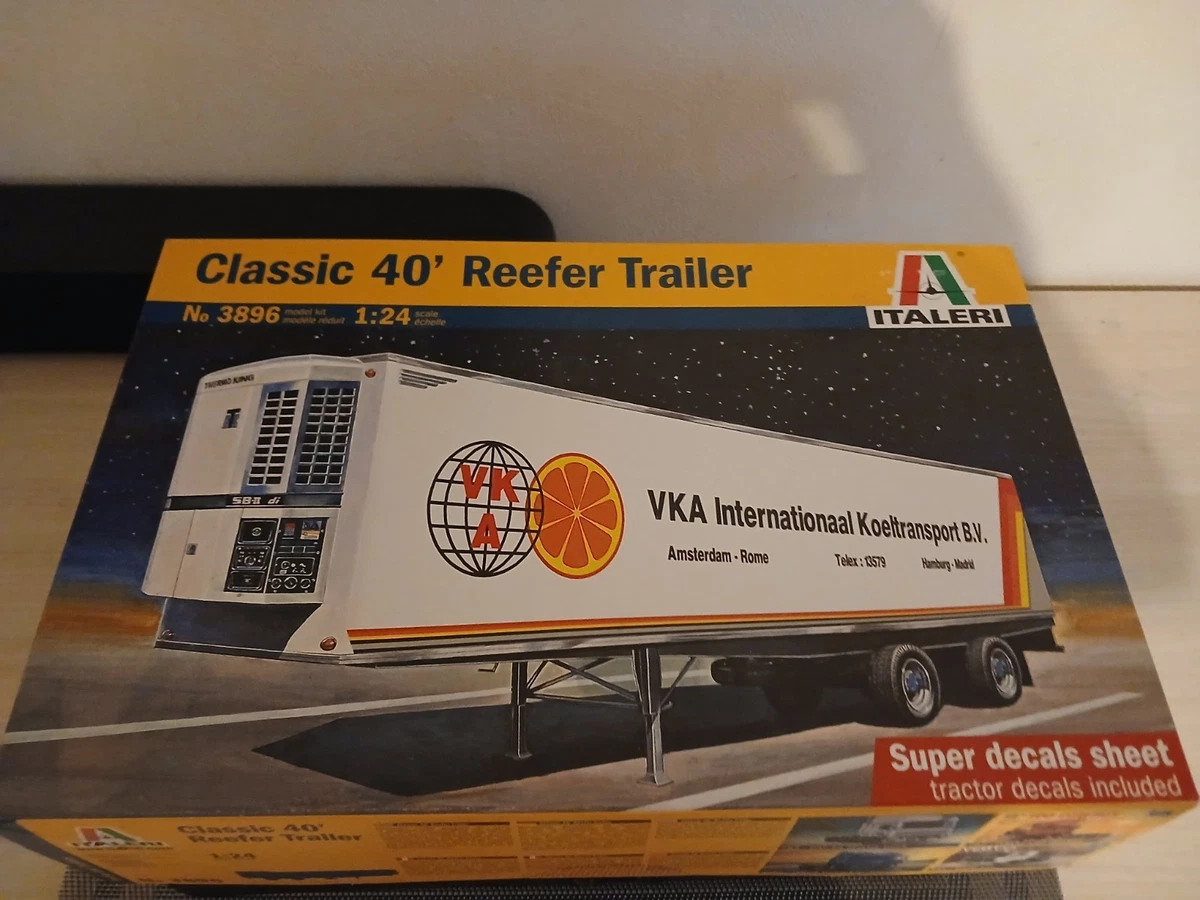 Italeri – Maquette Camion Remorque Bâchée – échelle 1:72 – Kit Détaillé – Dès 14 Ans – Collection
