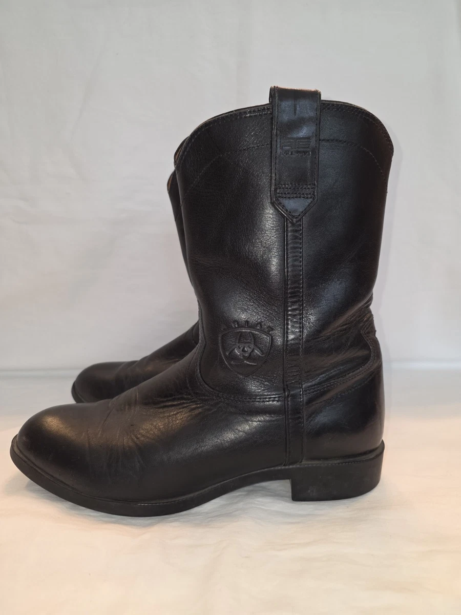 Ariat Black Solid Boots for Men | eBay display picture 1