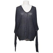 Free for Humanity, Langarmshirt, Größe: M, Grau, Baumwolle/Polyester, Damen #CyL