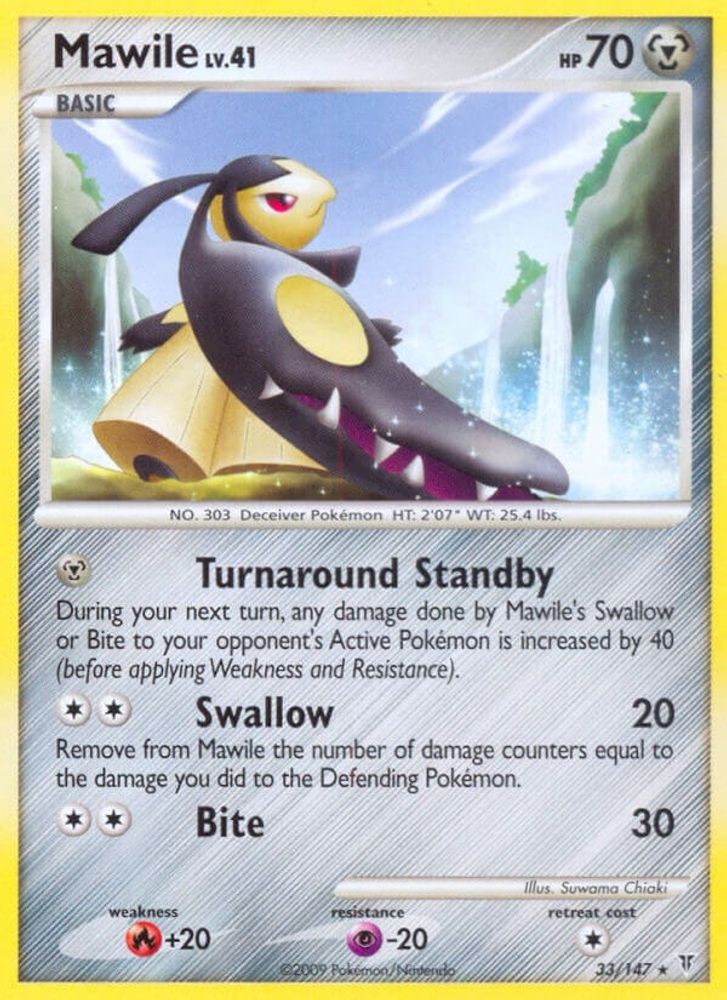 2009 Pokemon: Supreme Victors - Mawile (#33, Rare, Moderately Played)