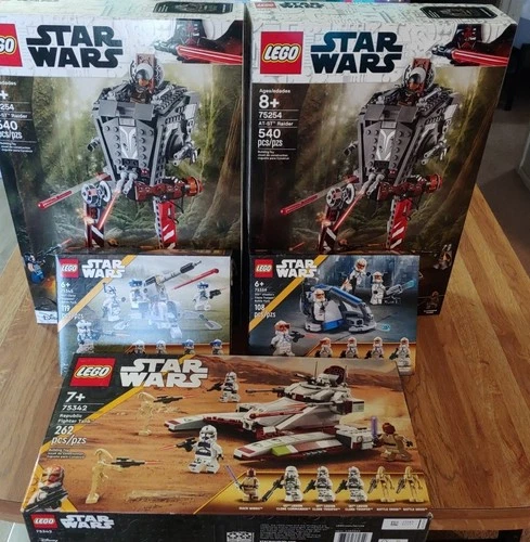 Lego Star Wars Set Lot - Sets: 75342, 75345, 75359, 75254 X2 Brand New Sealed