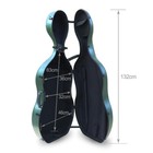 Carbon Fiber Cello Case 4/4 Hard Shell Waterproof Portable With Straps — photo 8