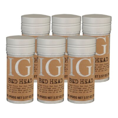 Tigi Bed Head 6 x 73 g Wax Stick matt Finish Haarwachs starker Halt Set