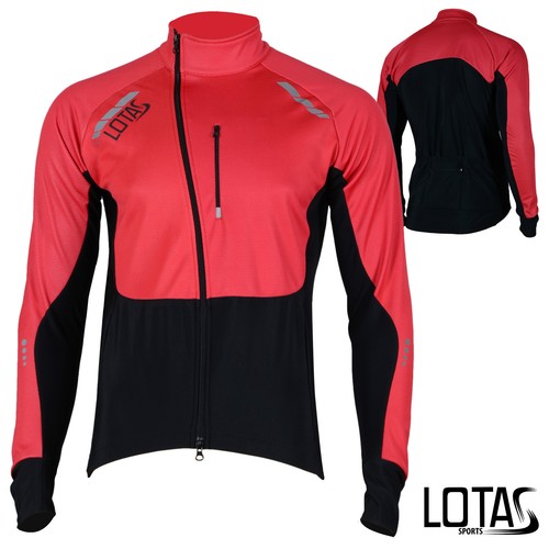 Cycling Jacket WaterProof Windstopper Winter Thermal Fleece Long Sleeve Jacket - Picture 9 of 35