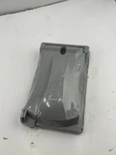 Hubbell Bell Outdoor MX1050S GFCI Receptacle Weatherproof Cover Aluminum Gray