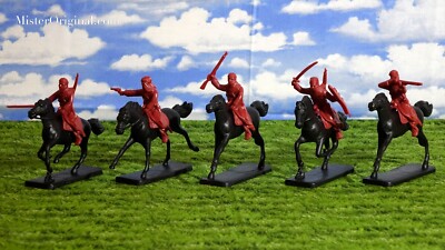 Armies in Plastic: Mounted Arab Warriors (1900) North Africa - 1/32 Scale (54mm)