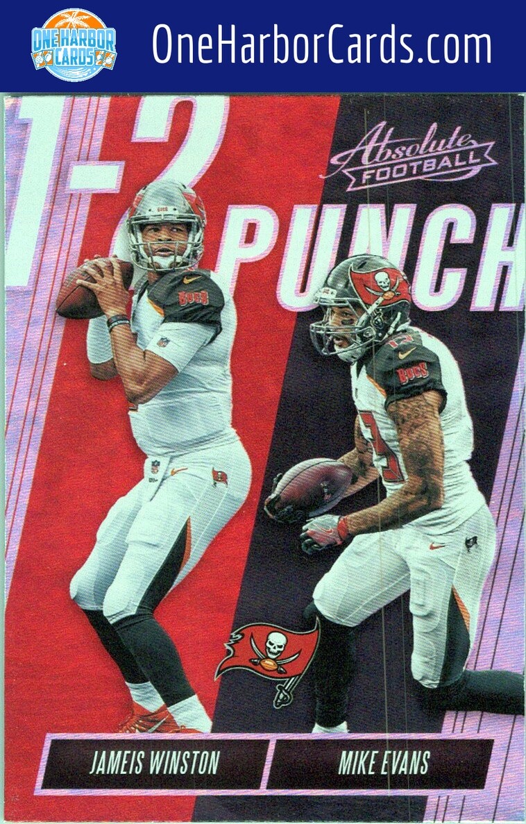 2018 Panini Absolute Tampa Bay Buccaneers #OTP-JI Jameis Winston / Mike Evans