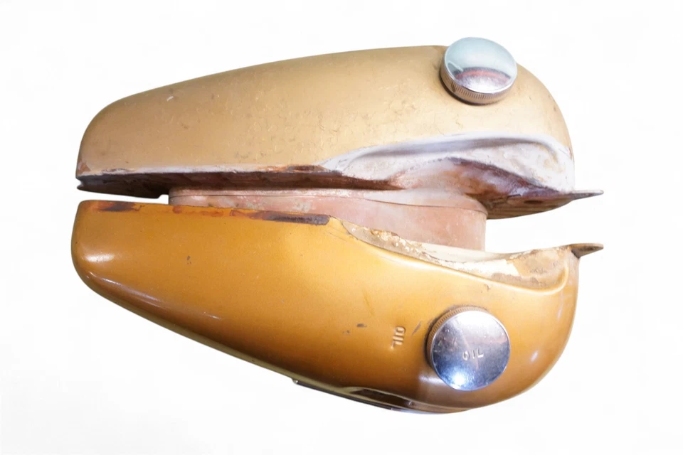 Harley WL WLA 45 1966 Knucklehead Flathead Servicar G *2891 tanques de gasolina Foto 4 de 4