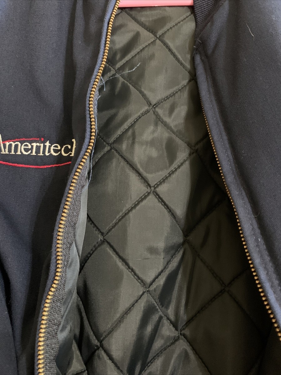 vintage Ameritech large navy blue Red Kap work jacket XL | eBay vintage Ameritech large navy blue Red Kap work jacket XL | eBay
