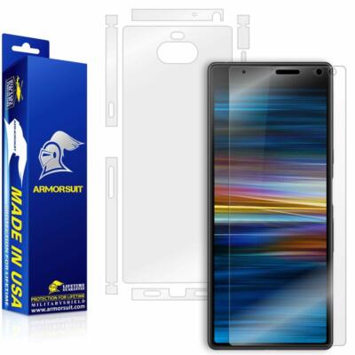 ArmorSuit MilitaryShield Sony Xperia 10 Screen Protector + Full Body Skin USA