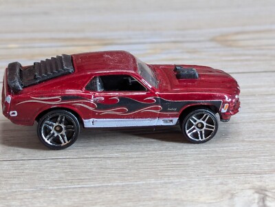 Mustang Mach 1 1997 Hot Wheels Mattel HW China Maroon w/ Black