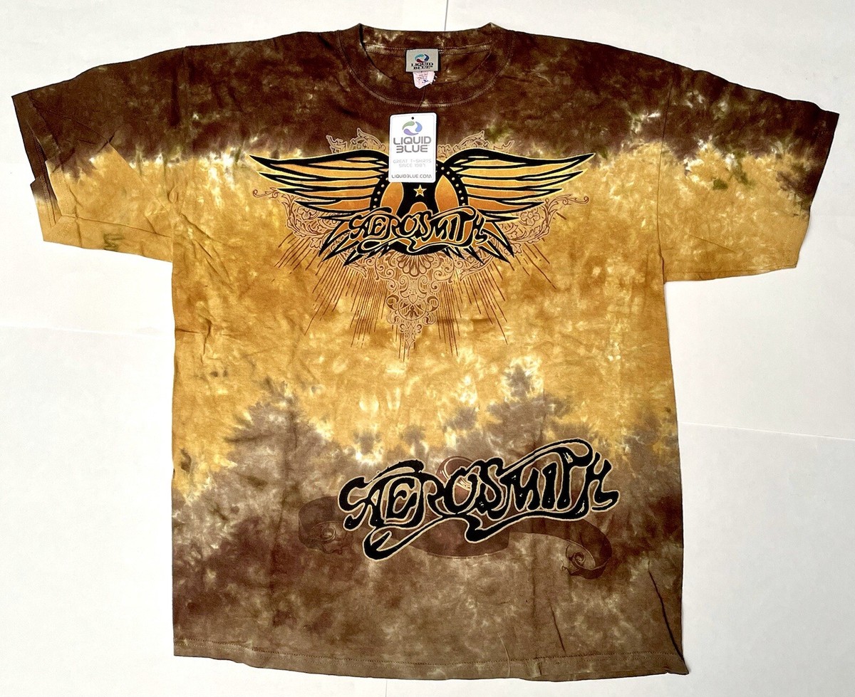 aerosmith tie dye shirt