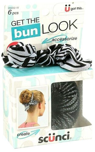 Donut Pour Chignon Volume - Accessoire Coiffure Châtain 6.5cm, Neuf