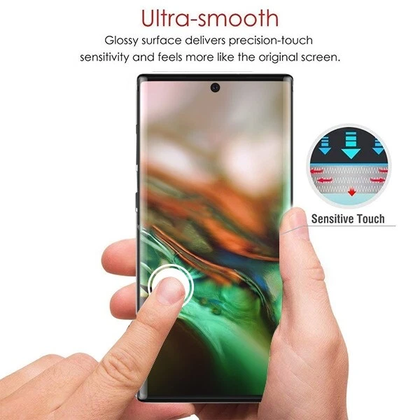 For Samsung Galaxy Note 10 / 10 Plus Screen Protector Curved Coverage PET Film - Image 2 of 4