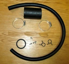 1957 CHEVY GAS TANK FILLER NECK PIPE & VENT HOSE KIT with CLAMPS ** USA MADE **
