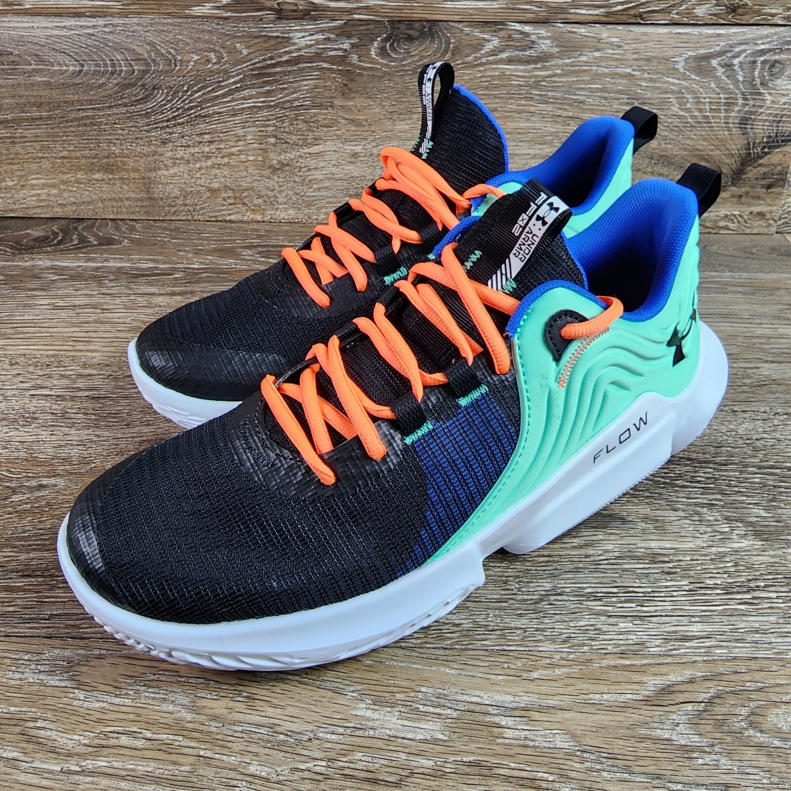 Size 11 - Under Armour Flow FUTR X 2 Black Antifreeze for sale 