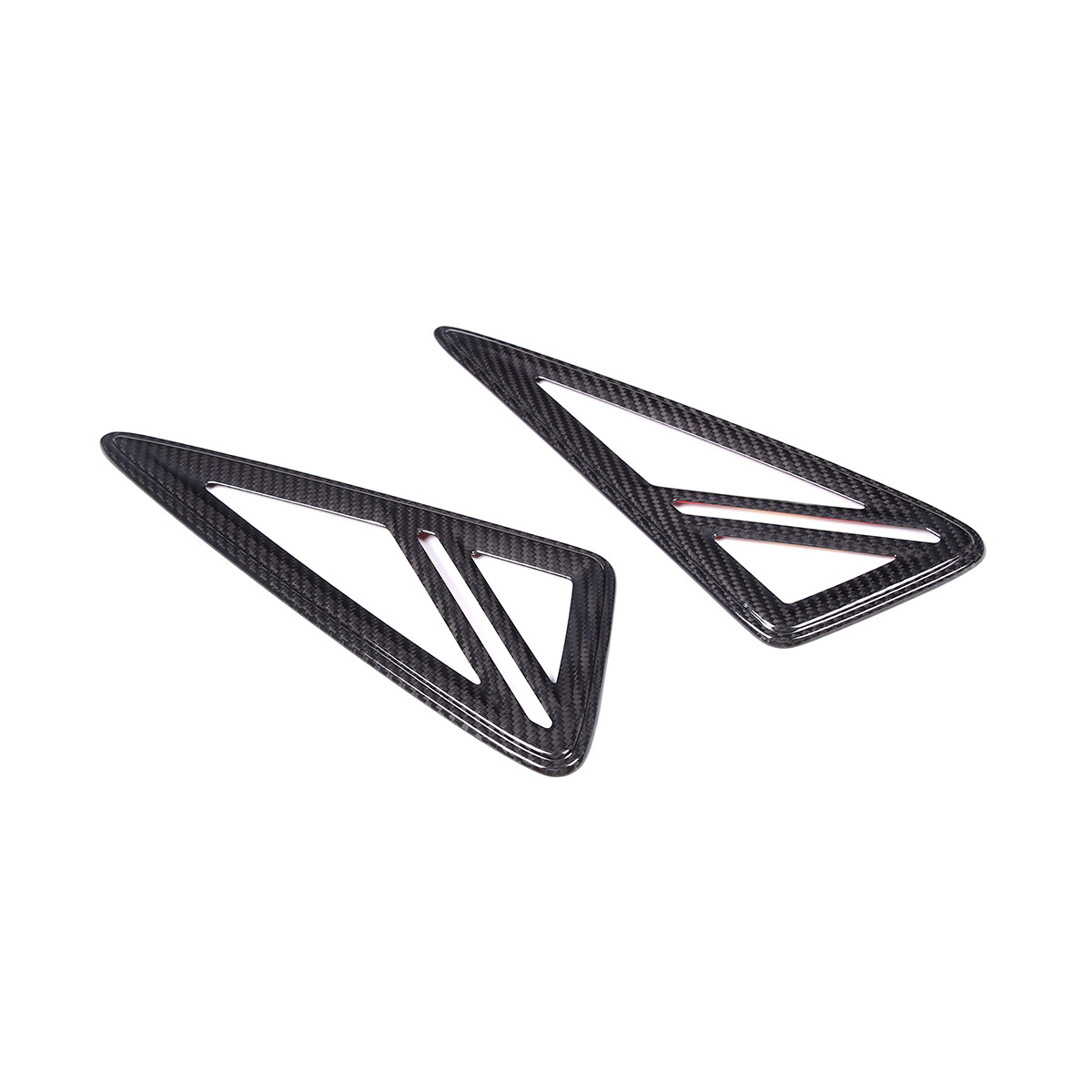 Real Carbon fiber Side Fender Vent Air Wing Trim For Lamborghini URUS 18-23 US