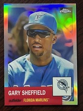 2022 Topps Chrome Platinum 1953 Anniversary Gary Sheffield Base Refractor 425