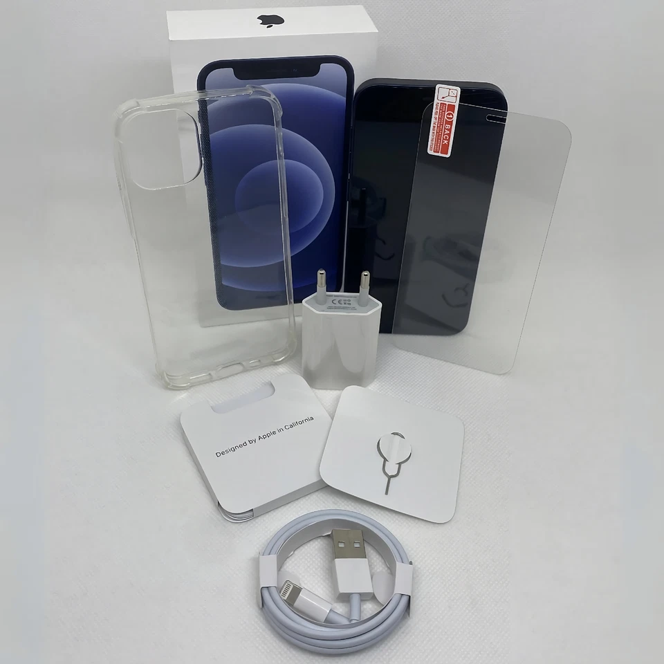 iPhone 12 Mini SEHR GUT Schwarz Blau Weiß Lila 64GB 128 GB 256 OVP ohne Simlock - Bild 2 von 4