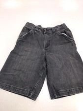 Boys Size 18R Urban Pipeline UP Cargo Black Jean Shorts