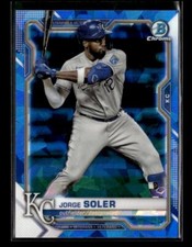 2021 Bowman Chrome Sapphire Edition #47 Jorge Soler Kansas City Royals