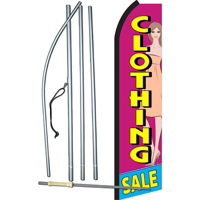 Clothing Sale Swooper Flag Kit