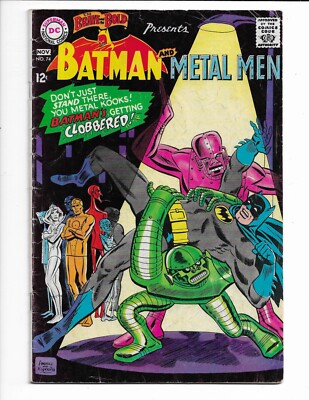 Brave And The Bold 74 1967 DC Comics VG+ 4.5 Batman Metal Men Doc ...
