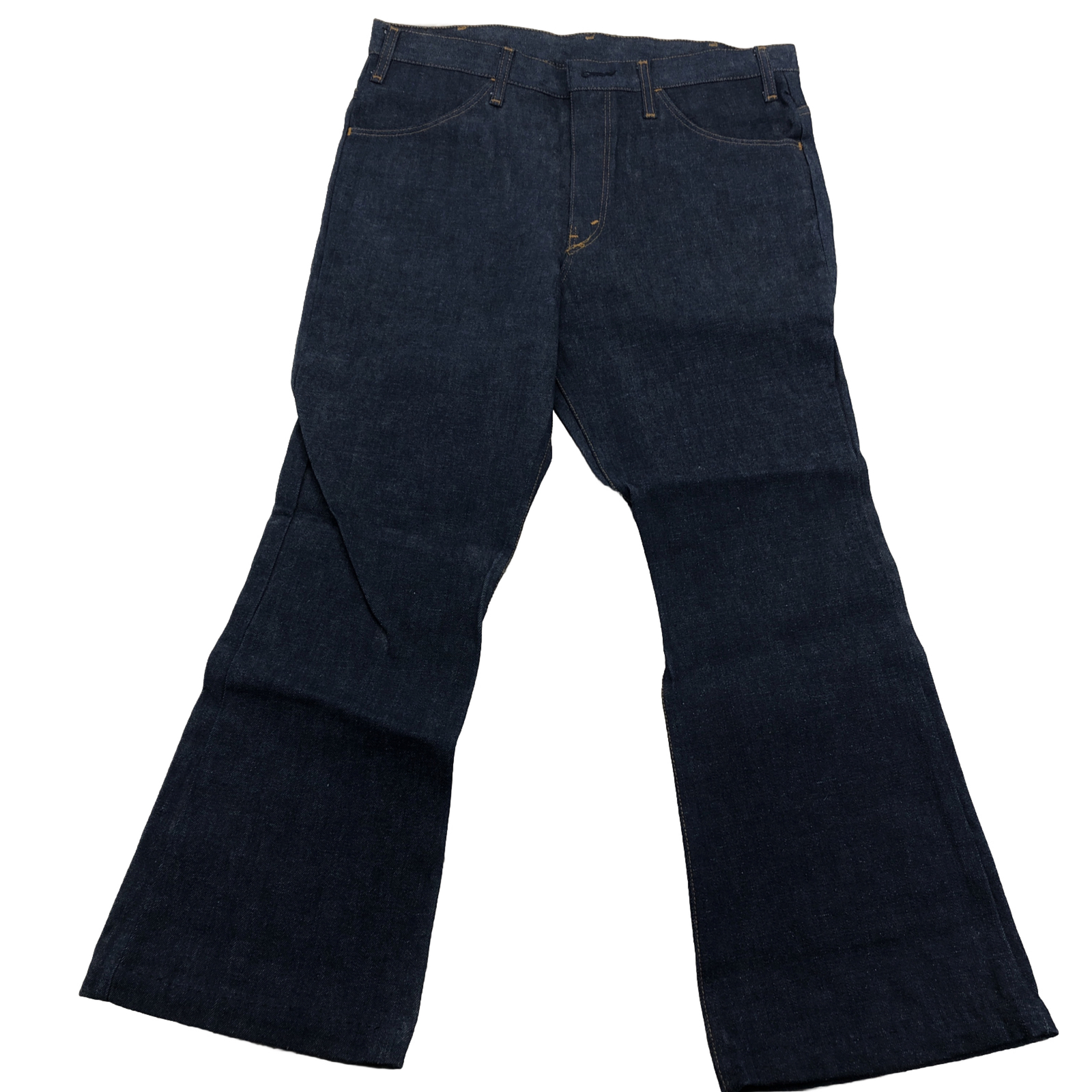 1970's Kmart Gaucho Flare Men's Work Jeans 36x30 NOS … Gem