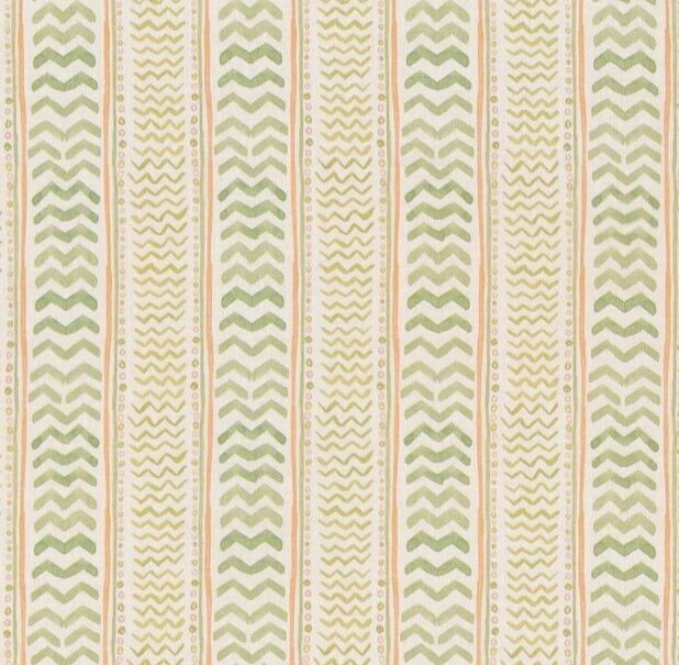 GP & J BAKER CURTAIN FABRIC DESIGN Wriggle Room 3.9 METRES SAGE LINEN BLEND