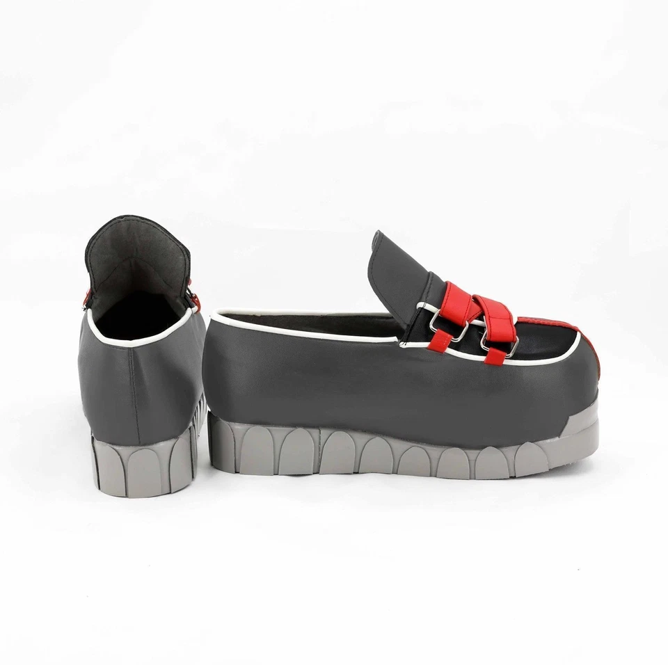 Kingdom Hearts ROXAS Zapato Color Rojo Cosplay Botas Foto 3 de 3