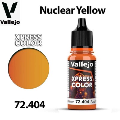VALLEJO 72404 Xpress Color - Nuclear Yellow 18ml (Acrylic Paint)