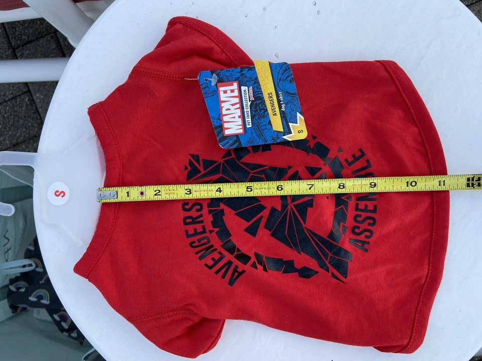 Marvel Avengers Dog Shirt Small Foto 3 de 3