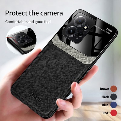 Case Cover For Redmi Note12 Pro Note10 Note8 A1 Shockproof Soft TPU Leather Back
