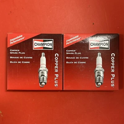 Champion Copper Plus 89 Spark Plugs RC12YC5  Spark Plug (Pack of 8) - Bild 1 von 4