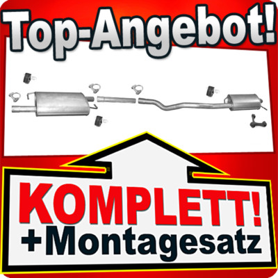 Auspuff für VW T5 TRANSPORTER V 2.0 LWB-Lang 2003-2015 Auspuffanlage