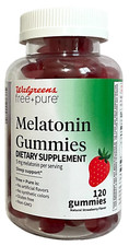 Walgreens Free +Pure 5mg Melatonin Sleep Supp...